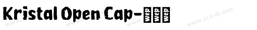 Kristal Open Cap字体转换